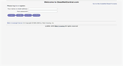 Desktop Screenshot of deadcentral.com